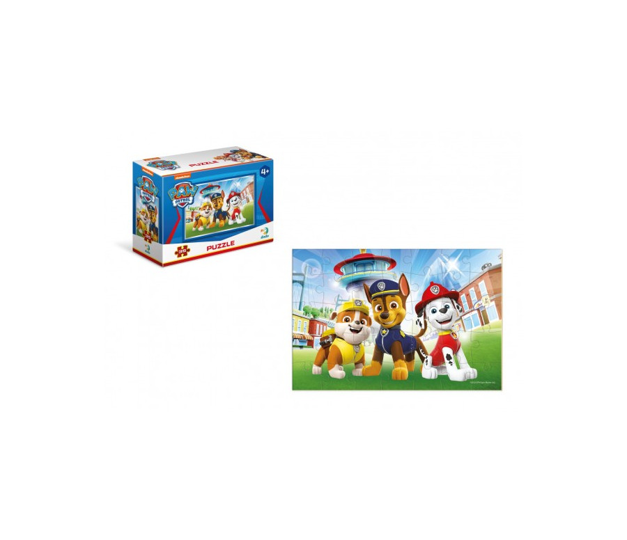 Minipuzzle Tlapková patrola/Paw Patrol 35 dílků v krabičce 9x6,5x3cm