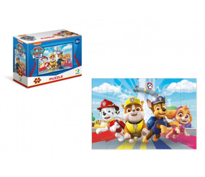 Minipuzzle Tlapková patrola/ Paw Patrol 35 dílků v krabičce 9x6,5x3cm