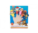 Maňásek prstový 5ks Tlapková patrola/Paw patrol guma 6cm na kartě 16,5x20cm