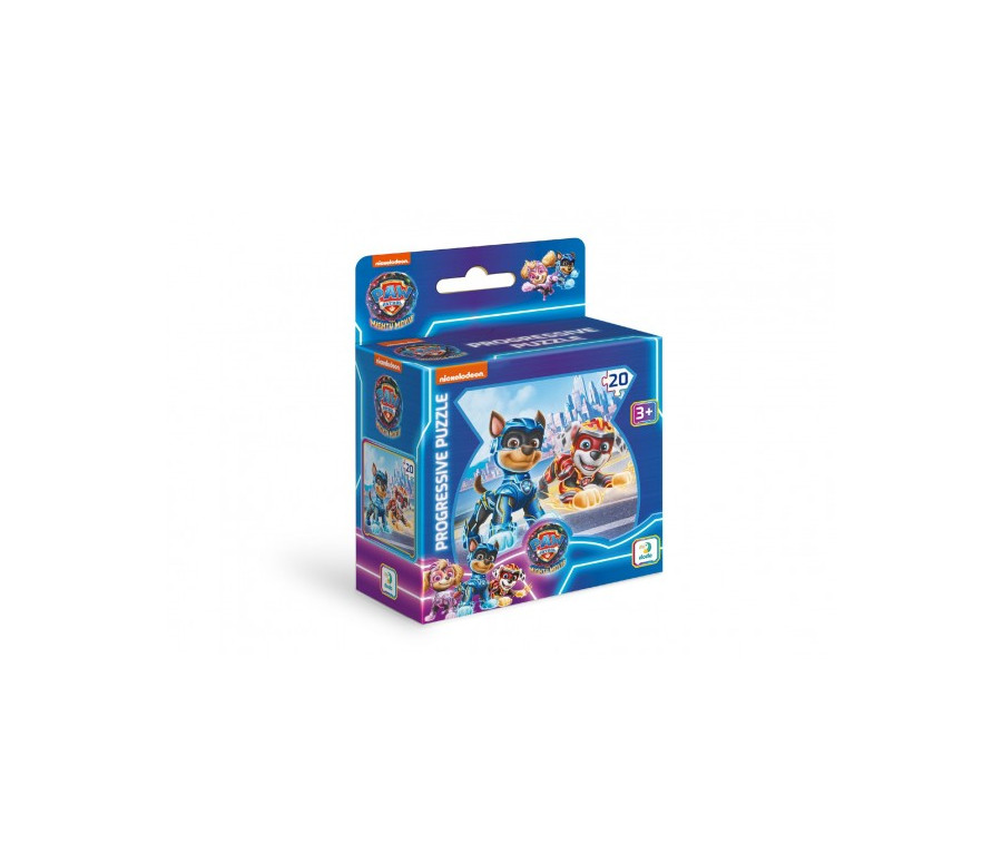 Puzzle Tlapková patrola/Paw Patrol 22x22cm 20 dílků v krabičce 10x13x5cm