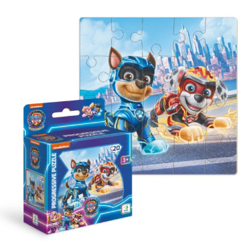 Puzzle Tlapková patrola/Paw Patrol 22x22cm 20 dílků v krabičce 10x13x5cm