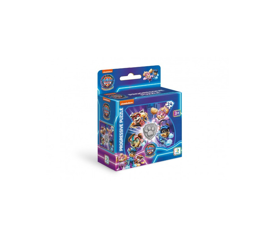 Puzzle Tlapková patrola/Paw Patrol 22x22cm 24 dílků v krabičce 10x13x5cm