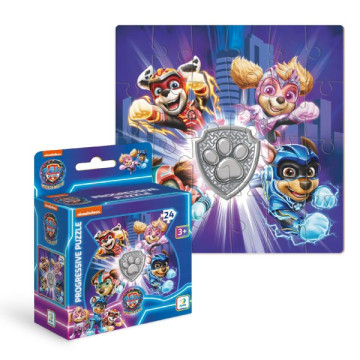 Puzzle Tlapková patrola/Paw Patrol 22x22cm 24 dílků v krabičce 10x13x5cm