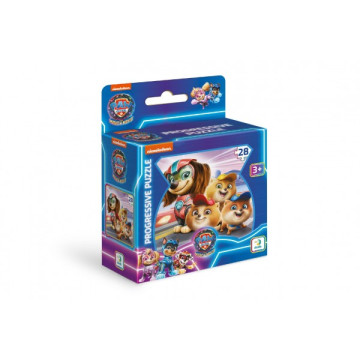 Puzzle Tlapková patrola/Paw Patrol 22x22cm 28 dílků v krabičce 10x13x5cm