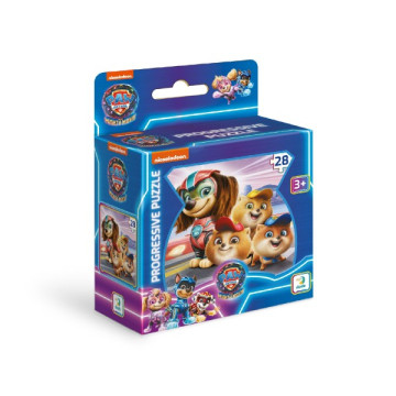 Puzzle Tlapková patrola/Paw Patrol 22x22cm 28 dílků v krabičce 10x13x5cm