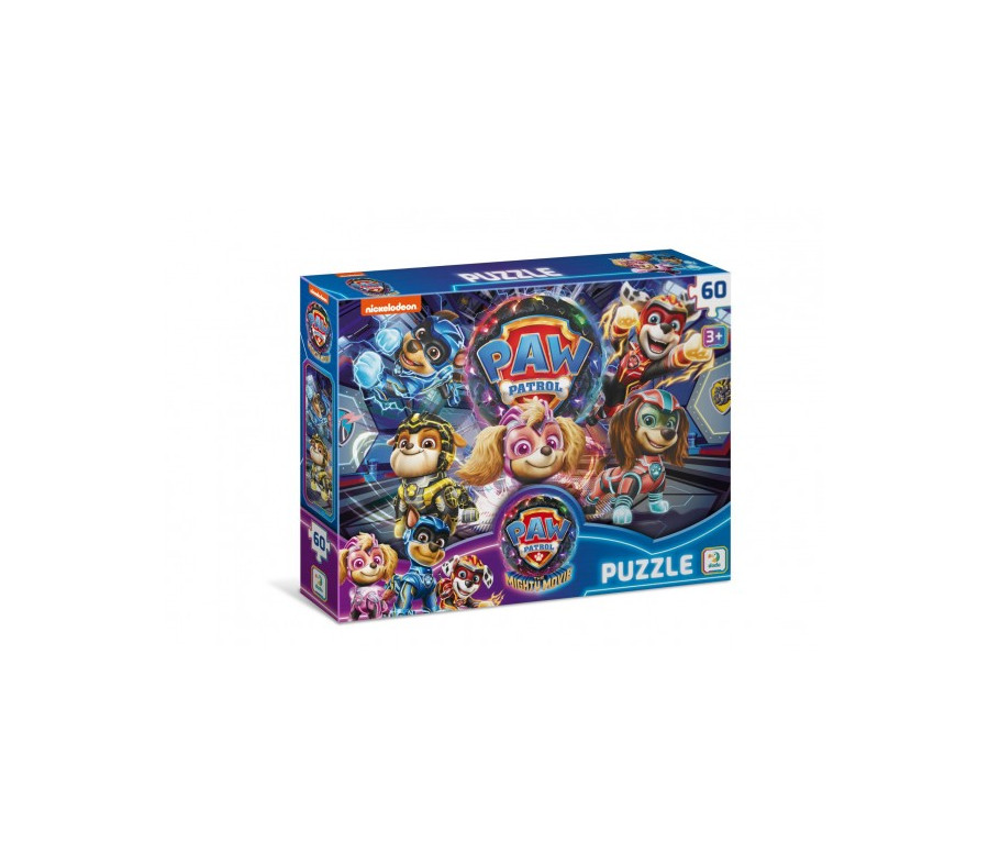 Puzzle Tlapková patrola/Paw Patrol 23x32cm 60 dílků v krabičce 15x18x6cm