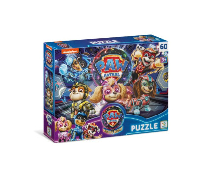 Puzzle Tlapková patrola/Paw Patrol 23x32cm 60 dílků v krabičce 15x18x6cm