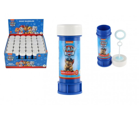 Bublifuk 60ml Tlapková patrola/Paw patrol 10,5cm 36ks v boxu