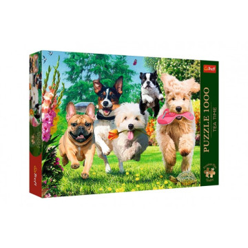 Puzzle Premium Plus - Čajový čas: Přicházejí problémy! 1000 dílků 68,3x48cm v krabici 40x27x6cm