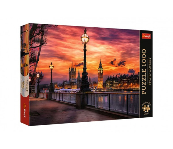 Puzzle Premium Plus - Photo Odyssey: Big Ben, Londýn 1000 dílků 68,3x48cm v krabici 40x27x6cm