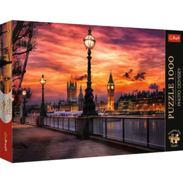 Puzzle Premium Plus - Photo Odyssey: Big Ben, Londýn 1000 dílků 68,3x48cm v krabici 40x27x6cm