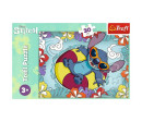 Puzzle Lilo&Stitch na dovolené 27x20cm 30 dílků v krabičce 21x14x4cm