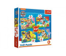 Puzzle 4v1 Štěňata v běhu Tlapková patrola/Paw Patrol 28,5x20,5cm v krabici 28x28x6cm