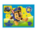 Puzzle 4v1 Štěňata v běhu Tlapková patrola/Paw Patrol 28,5x20,5cm v krabici 28x28x6cm