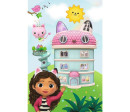 Minipuzzle 54 dílků S Gabby je vždycky legrace/Gabby´s Dollhouse 4 druhy v krab. 6,5x9cm 40ks v boxu