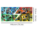 Puzzle Harry Potter Domy v Bradavicích 9000 dílků + plakát v krabici 45x24x21cm