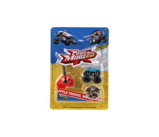 Auto mini vystřelovací plast 4cm 3 barvy na kartě