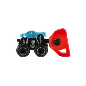 Auto mini vystřelovací plast 4cm 3 barvy na kartě