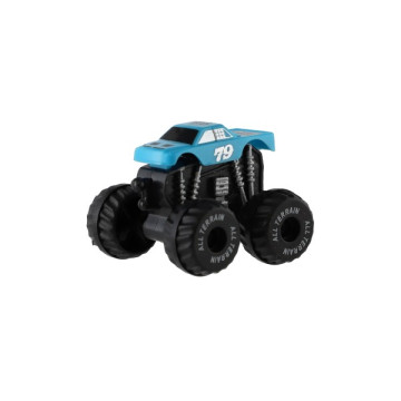 Auto mini vystřelovací plast 4cm 3 barvy na kartě