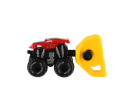 Auto mini vystřelovací plast 4cm 3 barvy na kartě