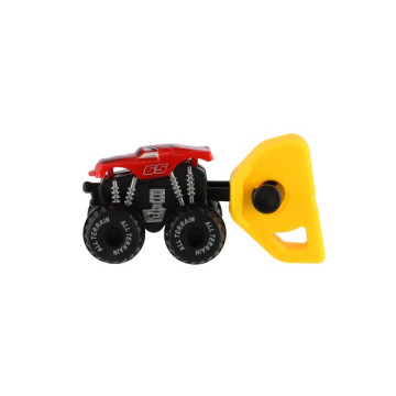 Auto mini vystřelovací plast 4cm 3 barvy na kartě