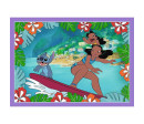 Puzzle 4v1 Bláznivý den Lilo&Stitch v krabici 28x28x6cm