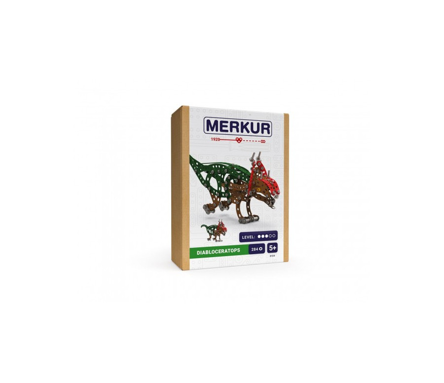 Stavebnice MERKUR Diabloceratops 284ks v krabici 13x18x5cm