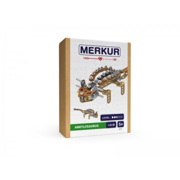 Stavebnice MERKUR Ankylosaurus 130ks v krabici 13x18x5cm