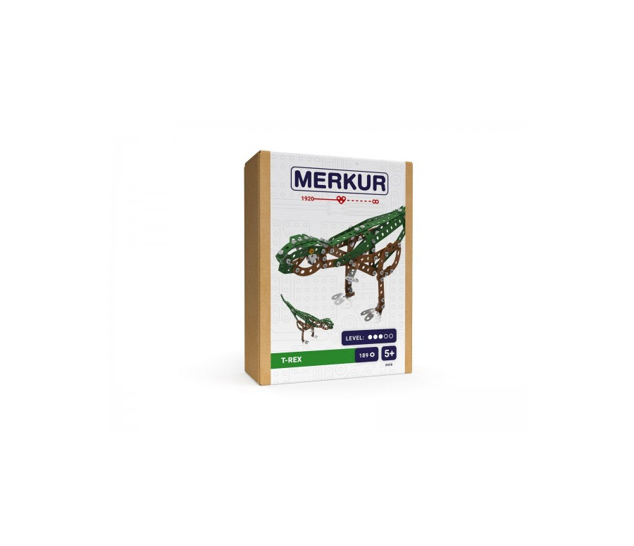 Stavebnice MERKUR T-Rex 189ks v krabici 13x18x5cm