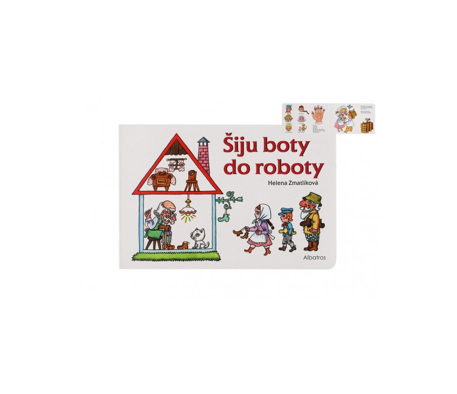 Knížka Šiju boty do roboty CZ text 24x16cm 24m+