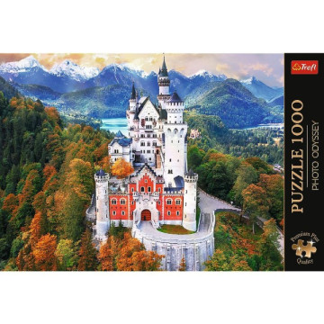 Puzzle Premium Plus - Photo Odyssey:Zámek Neuschwanstein,Německo 1000 dílků 68,3x48cm v krab 40x27cm
