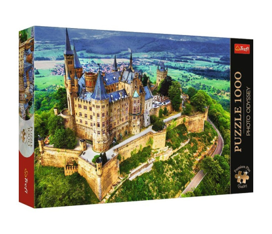 Puzzle Premium Plus - Photo Odyssey:Zámek Hohenzollern, Německo 1000 dílků 68,3x48cm v krab 40x27cm