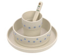 Dish Set PP/Cellulose Happy Rascals Smile sky blue