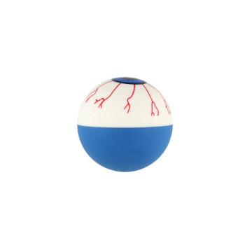 Míček/hopík oko pěna 6cm 4 druhy v sáčku 24ks v boxu