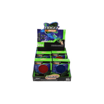 Fidget worm měnící tvar antistresový plast 11cm 4 barvy v krabičce 11x10,5cm 12ks v boxu