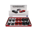 Auto Kinsmart Ford GT 1:38 kov/plast 12,5cm 3 barvy na zpětné natažení 12ks v boxu