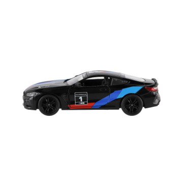 Auto Kinsmart BMW M8 Competition Coupé 1:38 kov/plast 12,5cm 4 barvy na zpětné natažení 12ks v boxu