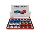 Auto Kinsmart 2024 Ford Mustang Dark Horse 1:38 kov/plast 12,5cm 4 barvy na zpětné nat. 12ks v boxu