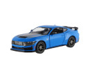 Auto Kinsmart 2024 Ford Mustang Dark Horse 1:38 kov/plast 12,5cm 4 barvy na zpětné nat. 12ks v boxu