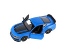 Auto Kinsmart 2024 Ford Mustang Dark Horse 1:38 kov/plast 12,5cm 4 barvy na zpětné nat. 12ks v boxu