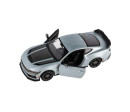 Auto Kinsmart 2024 Ford Mustang Dark Horse 1:38 kov/plast 12,5cm 4 barvy na zpětné nat. 12ks v boxu