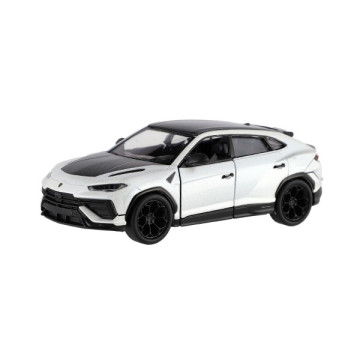 Auto Kinsmart Lamborghini Urus Performante 1:40 kov/plast 12,5cm 4 barvy na zpětné nat. 12ks v boxu