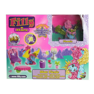 Filly Stars Glitter sada fliška 4 druhy v krabičce 18x14x6cm