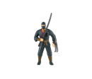 Figurka ninja plast 10cm s doplňky mix druhů na kartě 15,5x25,5x4cm