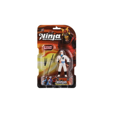 Figurka ninja plast 10cm s doplňky mix druhů na kartě 15,5x25,5x4cm