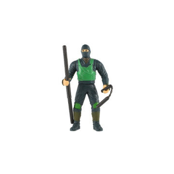 Figurka ninja plast 10cm s doplňky mix druhů na kartě 15,5x25,5x4cm