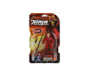 Figurka ninja plast 10cm s doplňky mix druhů na kartě 15,5x25,5x4cm