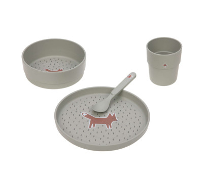 Dish Set PP/Cellulose Little Forest fox