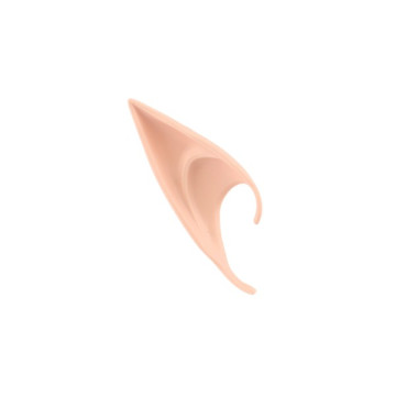Uši/ucho elfí 2ks latex 12cm na kartě karneval