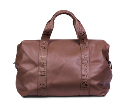 Přebalovací taška Mommy Bag Signature Vegan Leather Dark Brown